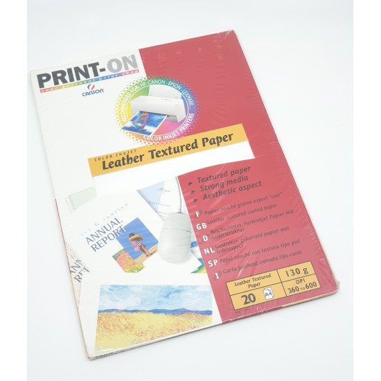 CANSON leather textured printer paper 130g 20 sheets